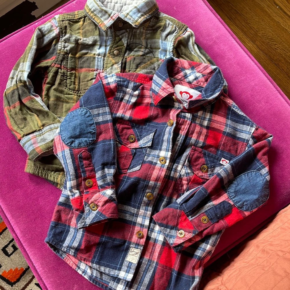Bundle 2T Boy Designer Collared Shirts